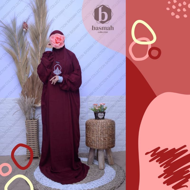 Mukena hadromaut / mukena mansed / mukena basmah / Basmah Collection