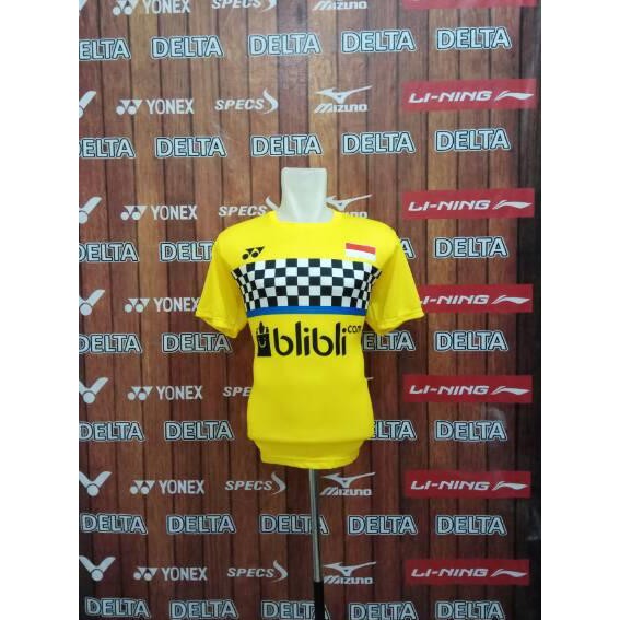 TERLARIS Baju Badminton Yonex Exclusive Minions Lokal Kaos Bulutangkis Murah High Quality ฐ
