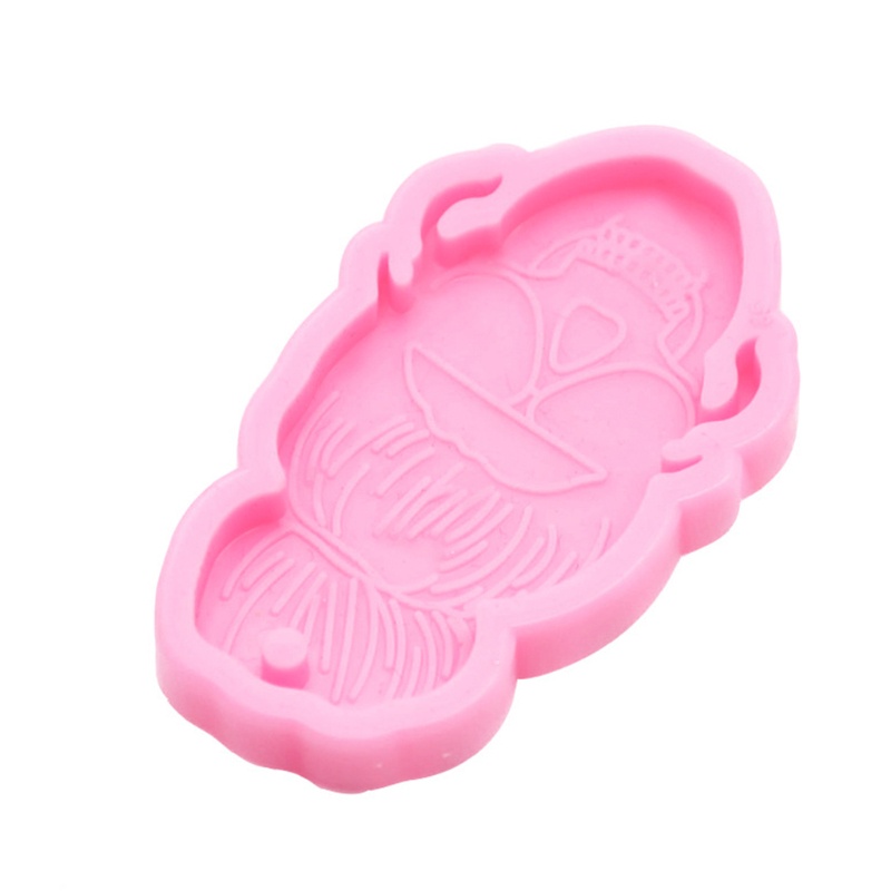 SIY  Skull Men Women Style Keychain Epoxy Resin Mold Key Chain Earrings Pendants Silicone Mould DIY Crafts Jewelry Decorations Casting Tools