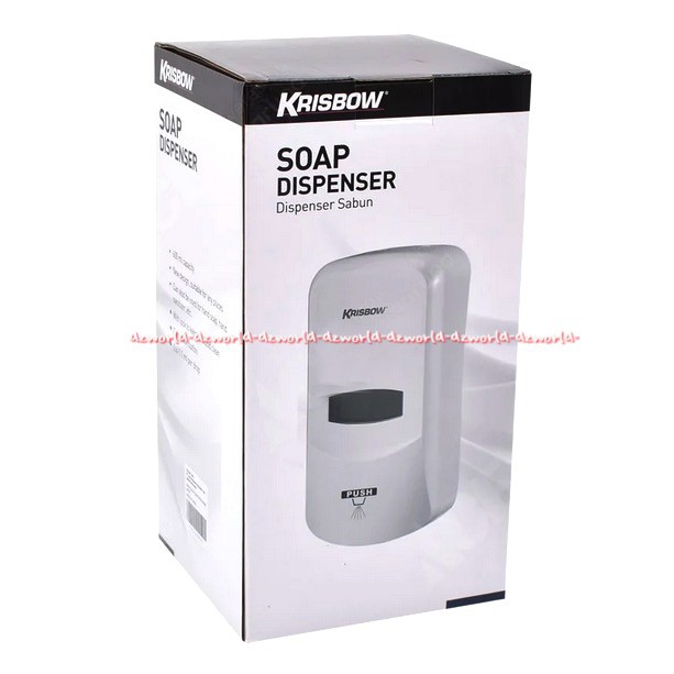 Krisbow Soap Dispenser 600ml Tempat Sabun Mandi Sabun Cuci Tangan Shampoo Cair Di Toilet Model Tekan Pencet Soaps Dispencer Kris Bow 600 ml