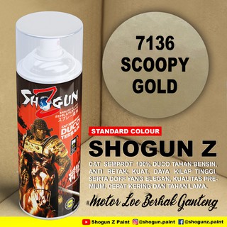  CAT  SEMPROT SHOGUN Z WARNA  SCOOPY GOLD  UK 400CC Shopee 