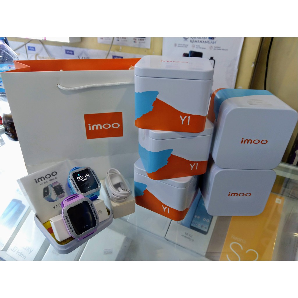 IMOO SMART WATCH PHONE Y1 JAM TANGAN UNTUK ANAK BISA TELEPON SMS GPS WATERPROOF GARANSI RESMI