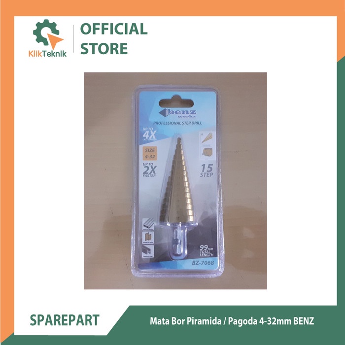 Mata Bor Piramida / Pagoda 4-32mm BENZ