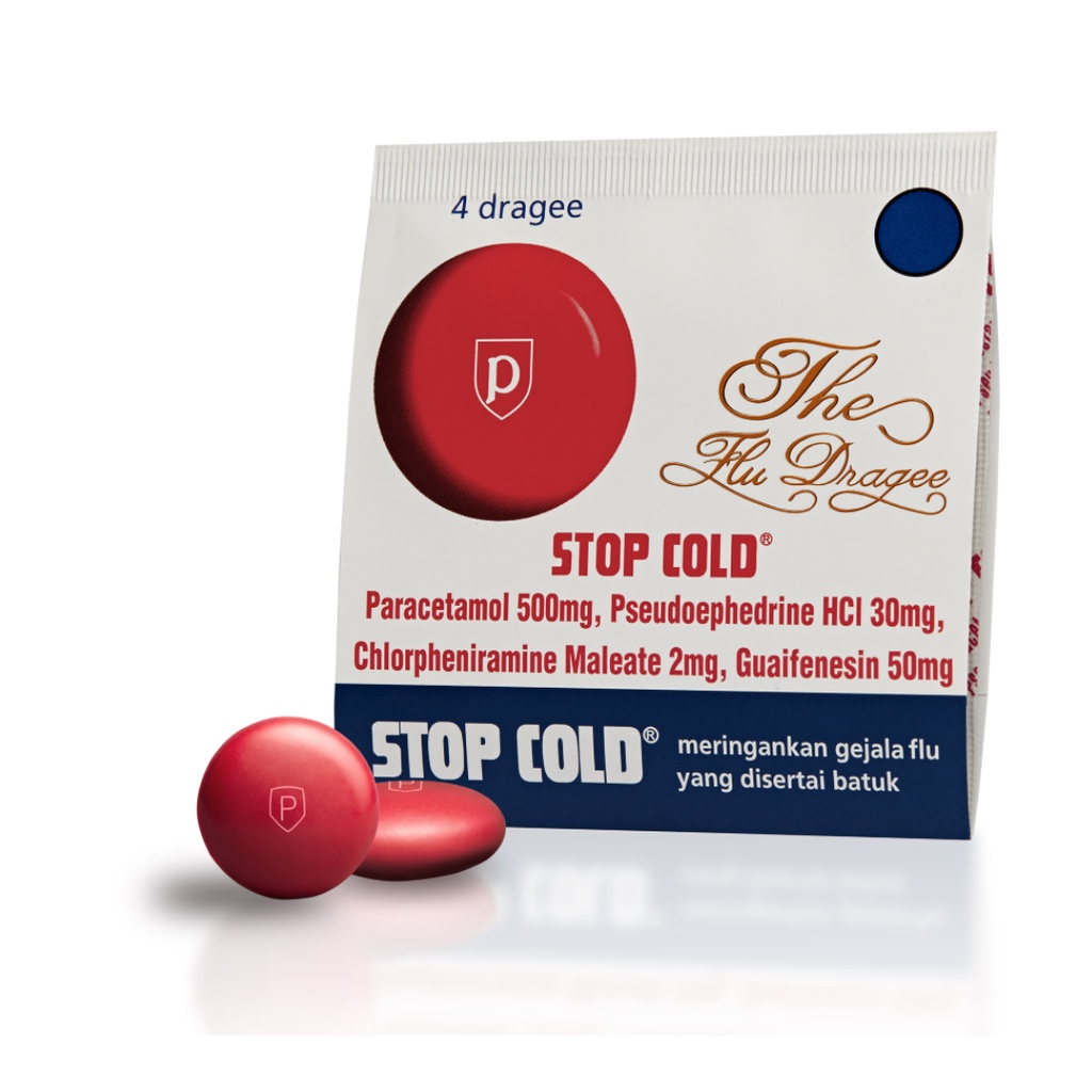 Stop Cold Strip Stopcold Obat Demam flu dan Batuk Paracetamol