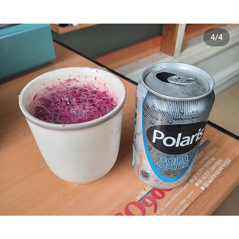 Polaris soda water Air soda Polaris soda 330ml can Polaris kaleng