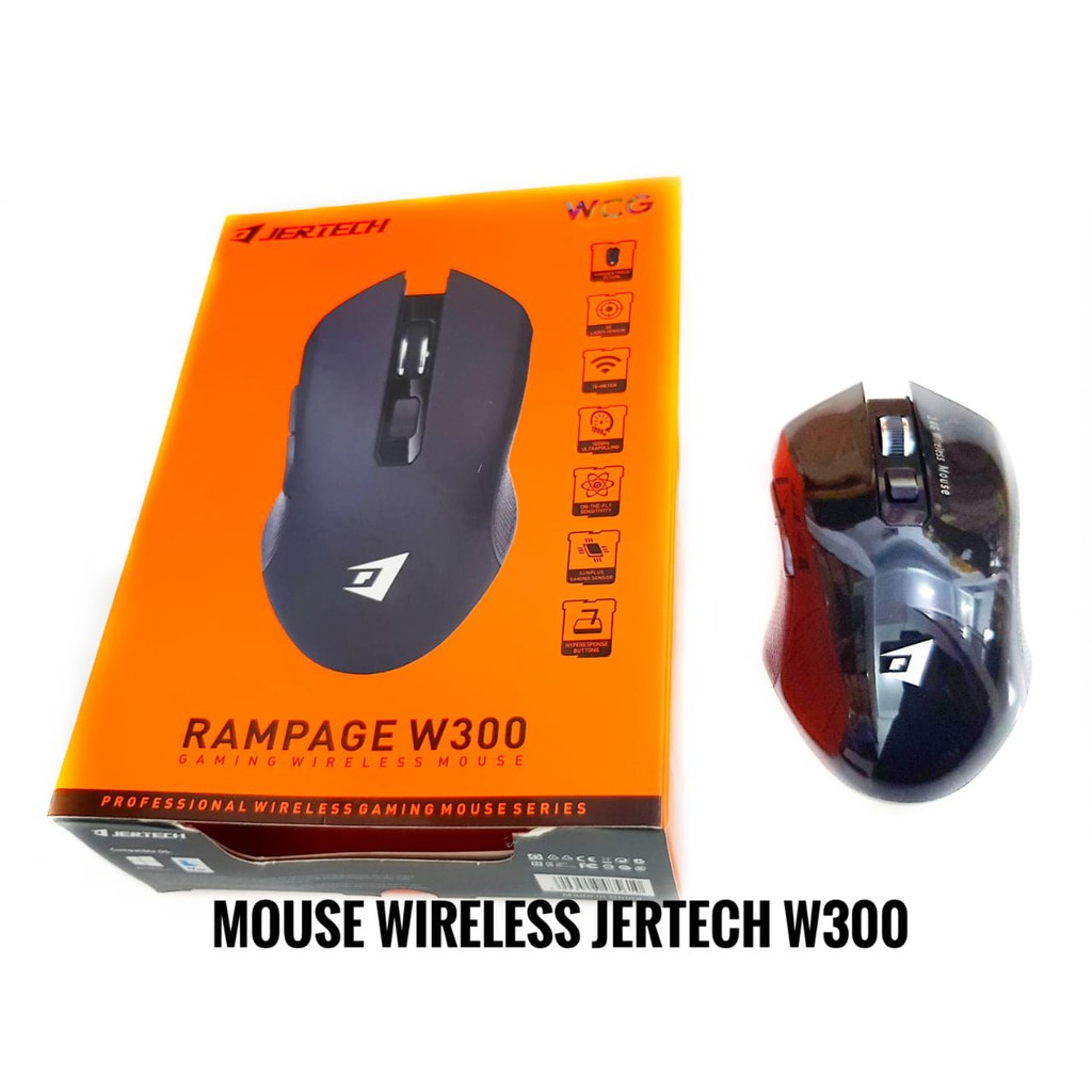 MOUSE WIRELESS JERTECH RAMPGE W300