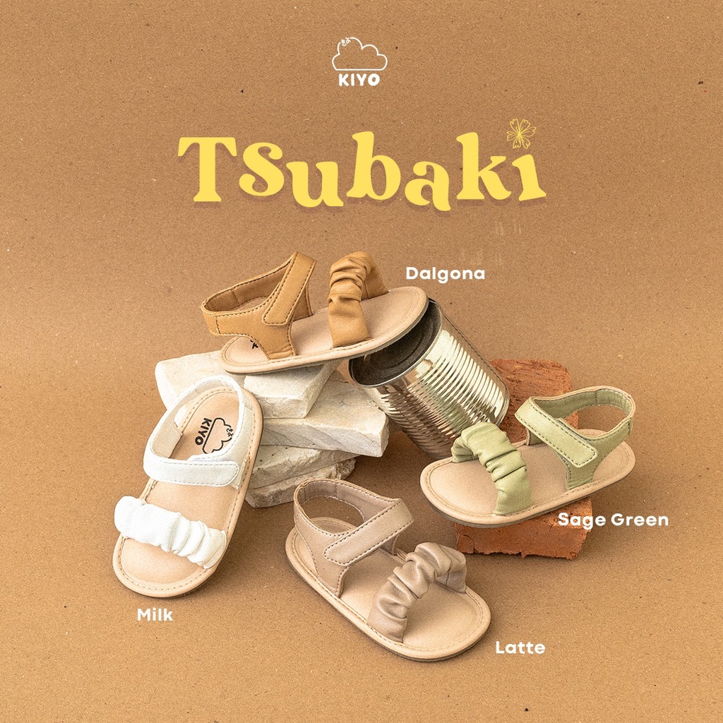 KIYO Tsubaki Prewalker Shoes - Sepatu Anak Bayi Balita Lucu Boots Keds Sneaker Cowo Cewe Baby Boy Girl Sendal Sandal