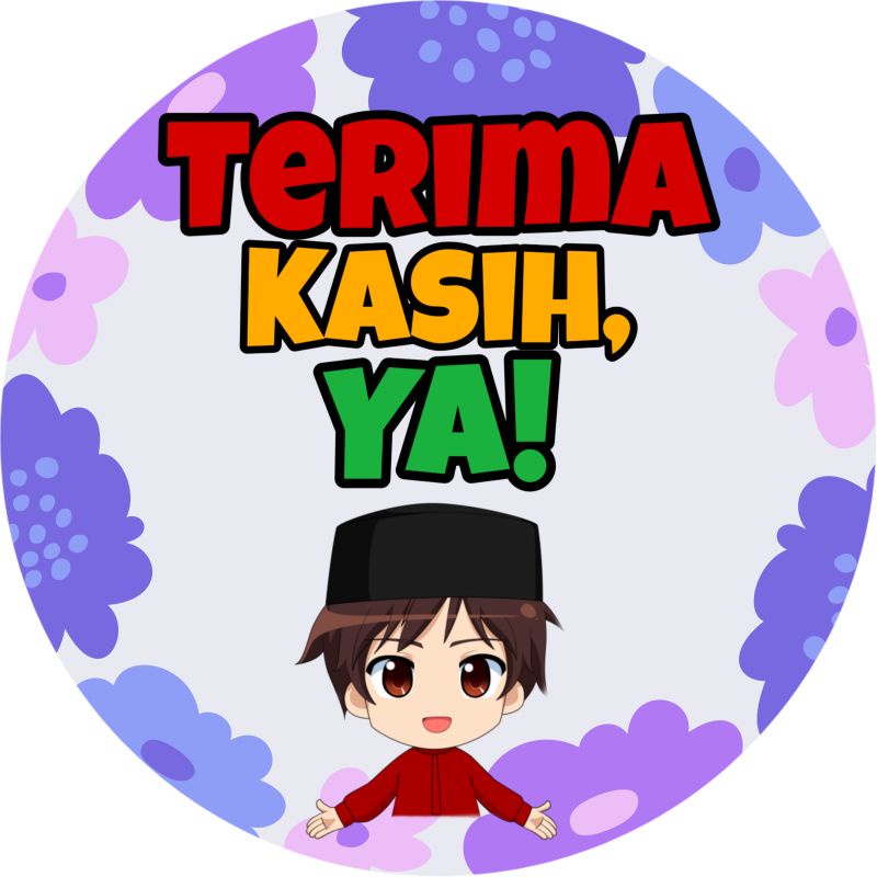 

stiker print and cut chromo 3x3