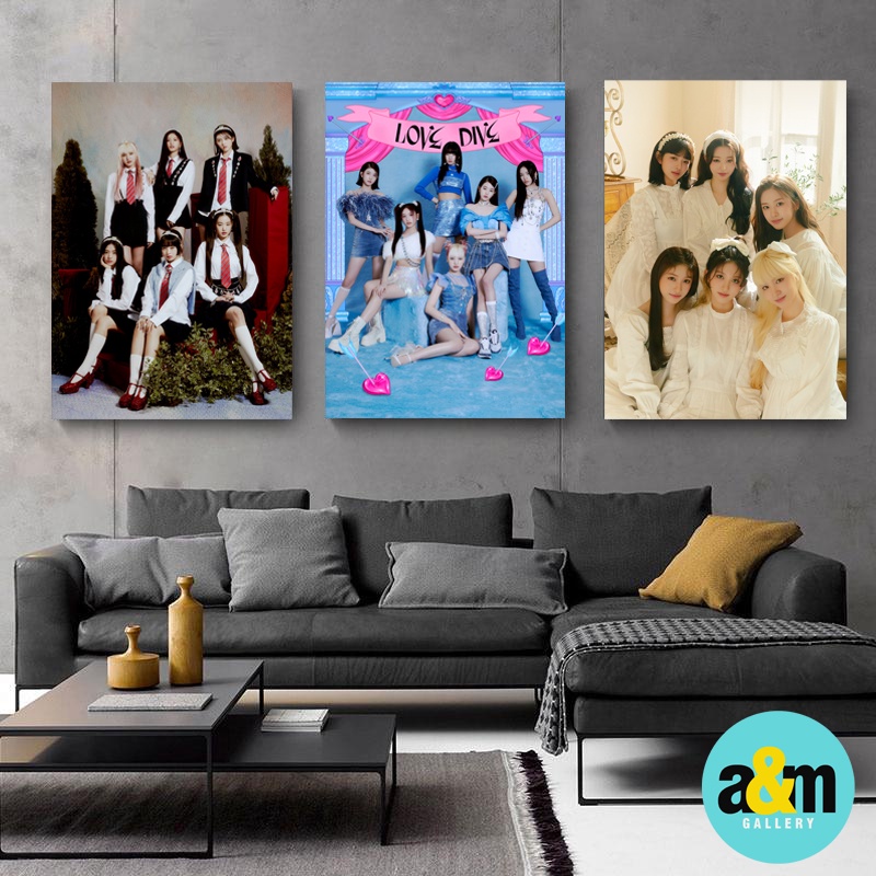 Poster Kayu IVE Hiasan Dinding Dekorasi Kamar I Poster Kayu K-POP Dekorasi Kamar - A&amp;M