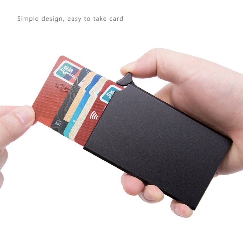 Dompet Kartu Metal Wallet Rfid Card Holder X-55