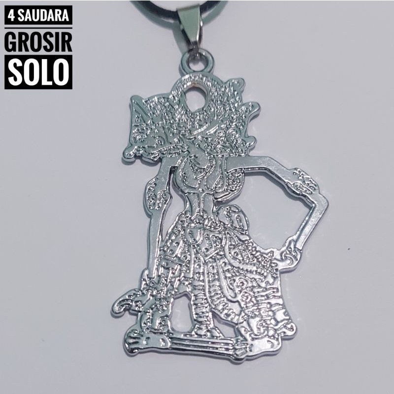 4s Grosir Solo || Kalung Wayang || Kalung Bandul Wayang || Kalung Tali Korean Liontin Wayang Variasi Warna Silver&amp;Gold Bergaya Etnik dan Kasual