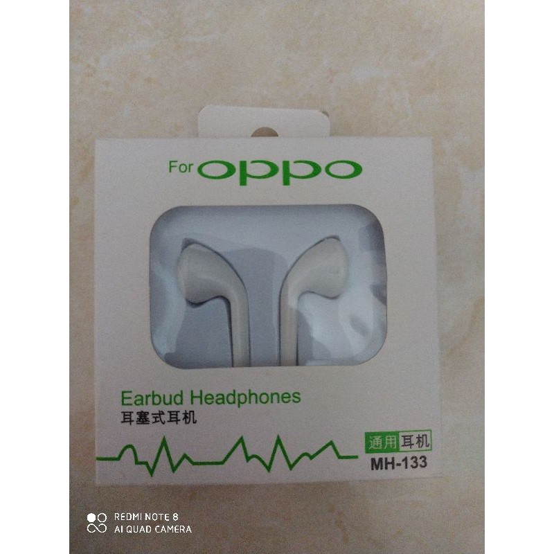 HEADSET HANDSFREE EARPHONE OPPO R9 R11 R12 R13 R15 R17 R7S R9S NEO 3 NEO 5 NEO 7 NEO 9 NEO K MH133