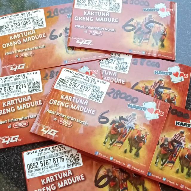 Kartu Perdana Telkomsel Internet 6,5GB Zona 1