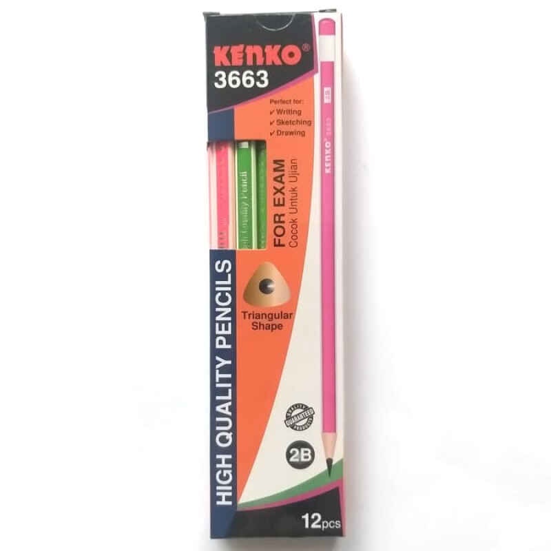 

PENSIL, PENCIL 3663 2B KENKO (ecer/satuan)