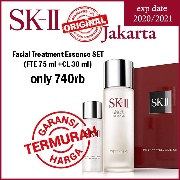 SK-II/SK2/SKII FTE 75 m +Clear lotion /FACIAL TREATMENT ESSENCE SET