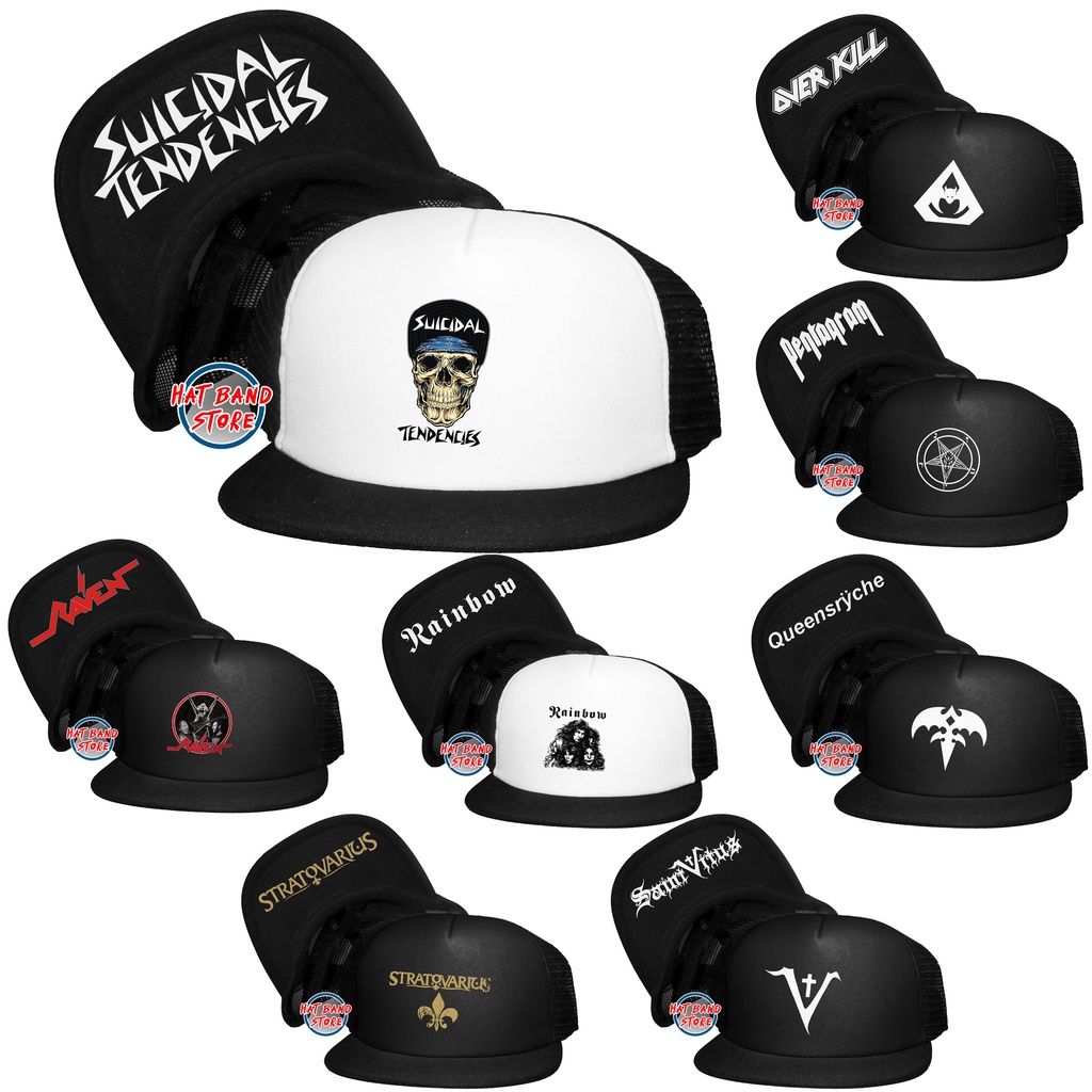 Topi Band / Topi Band Metal / Topi Band Metal Part 9 / Topi Trucker / Topi Snapback / Topi Jaring Sa