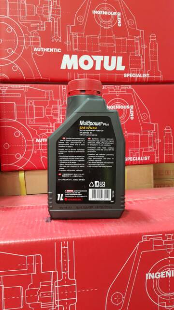 OLI MESIN MOBIL BENSIN MOTUL MULTIPOWER PLUS 10W-40 1 LITER