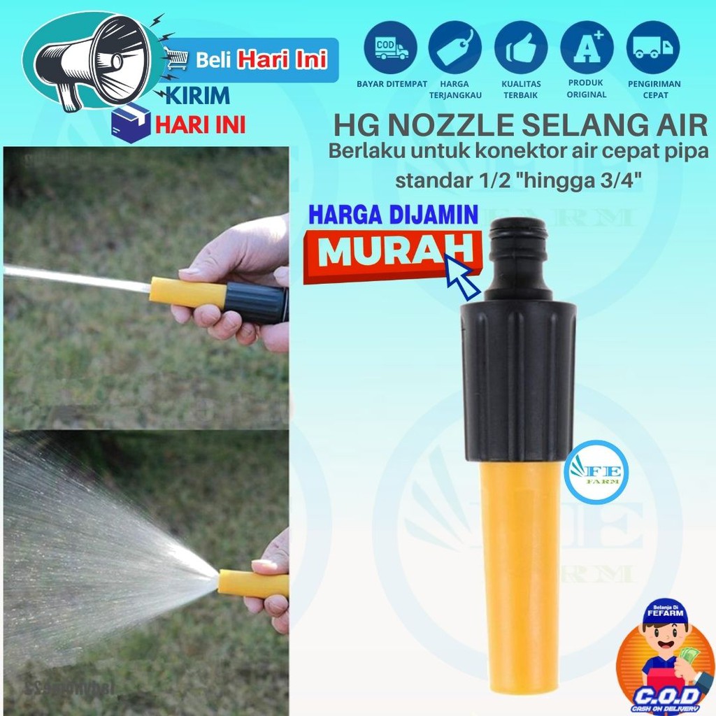 HG Nozzle Selang Air Tekanan Tinggi untuk Mencuci Taman