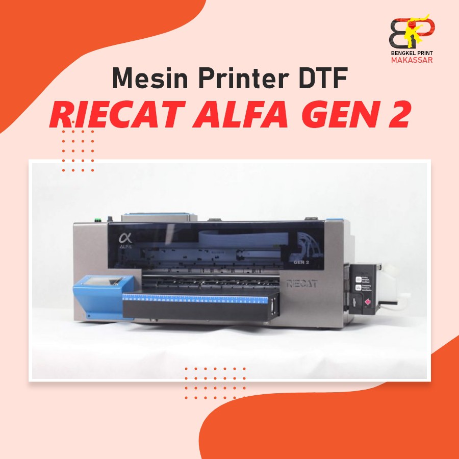 Mesin Printer DTF RIECAT Alfa Gen 2 - Solusi Bisnis Kaos Makassar