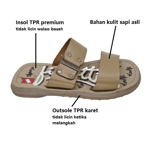 Sandal KULIT pria Finotti DZ 06