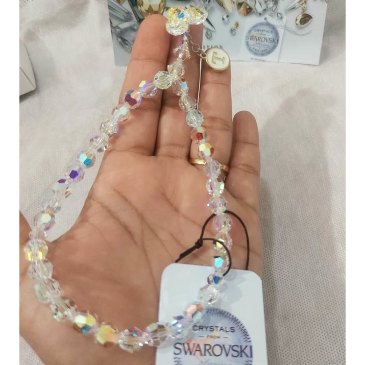 Tasbeh  Kristal Swarovski ORIGINAL/ Tasbih Kristal asli Premium cocok untuk mas Kawin / Gantungan sp
