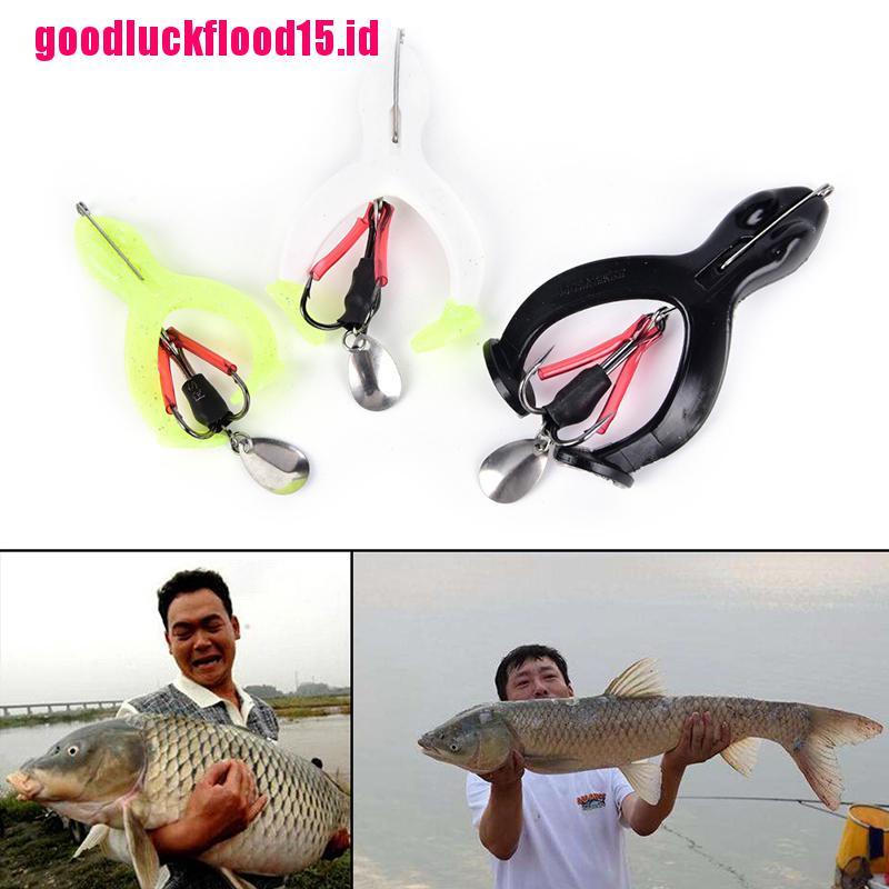 {LUCKID}Fishing Lure Plastic Frog Soft Spinner Sinking Jig Bass Artificial Bait Jian