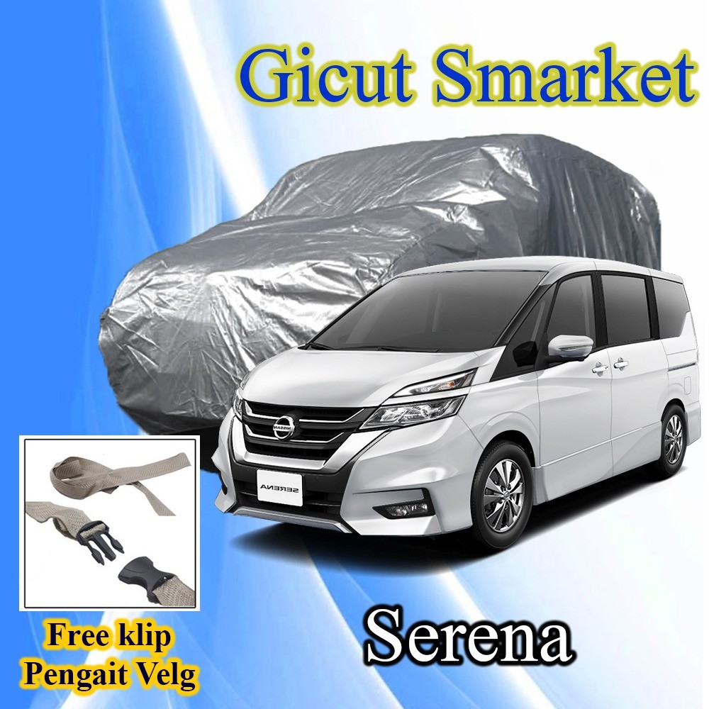 selimut sarung cover body mobil nissan serena free pengait ban