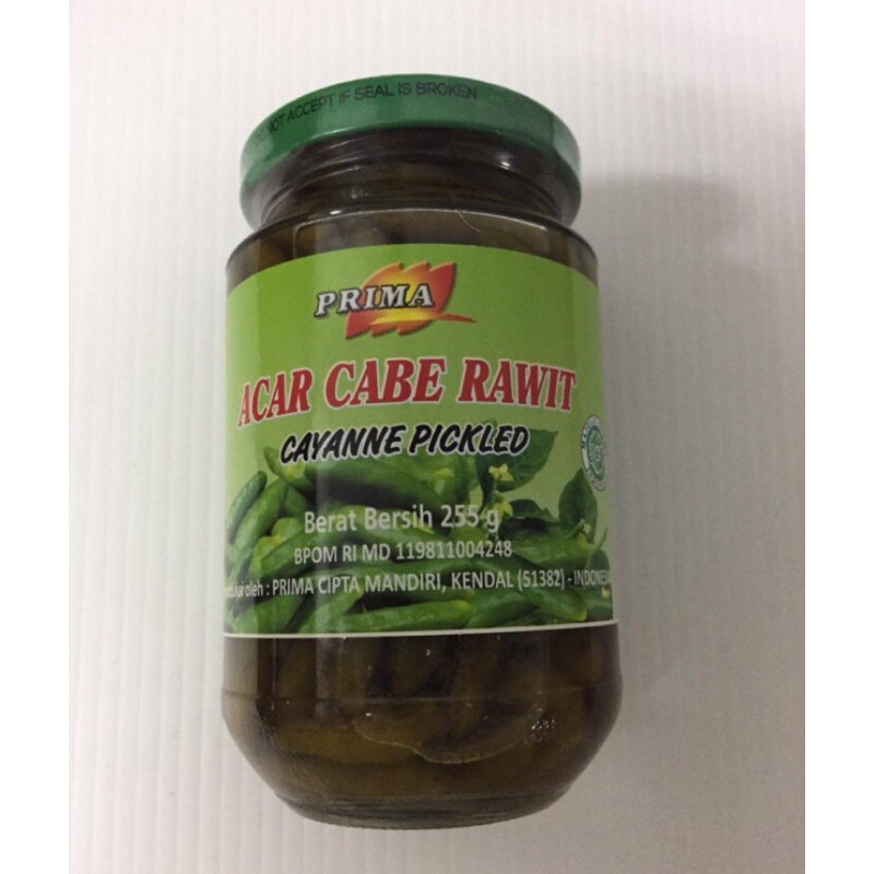 

prima acar cabe rawit 255gr