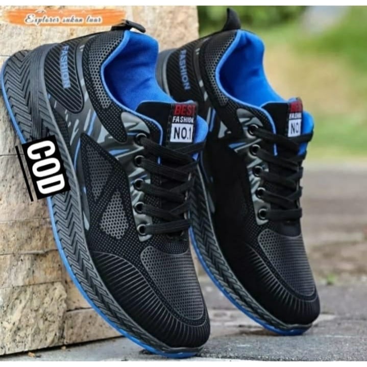 cod sepatu pria best fasion terbaru / sepatu pria joging