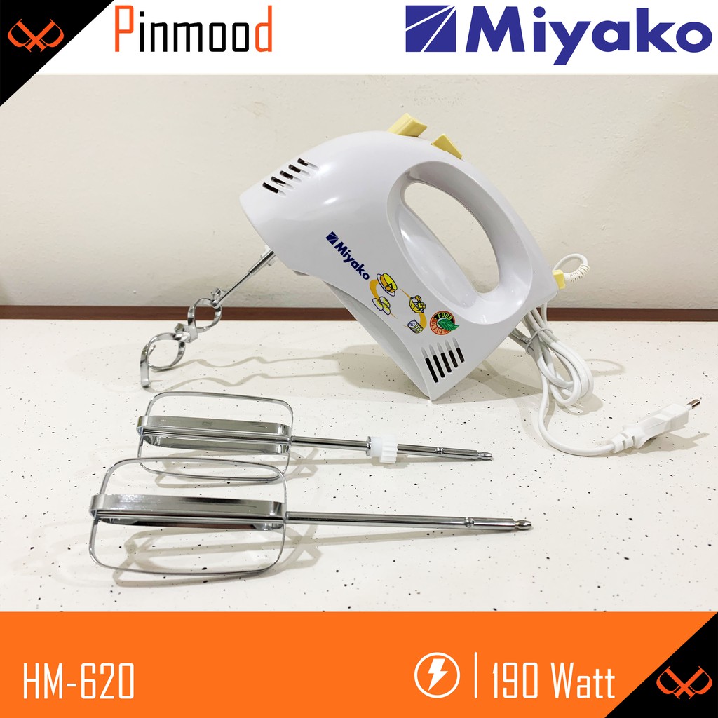 MIYAKO HAND MIXER TANGAN HM-620 ADONAN KUE ROTI / PENGADUK PENCAMPUR ADONAN KUE MURAH