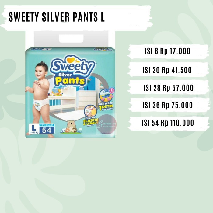 Sweety Silver Pants L