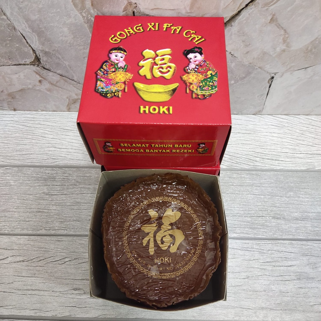 

Kue Keranjang / Kue Bakul Hoki Original - Ketan Lokal - Box Merah Single