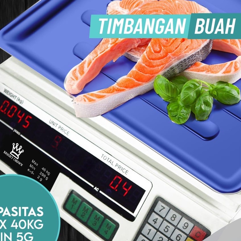 Timbangan buah double display/timbangan buah/timbangan sayur/timbangan digital