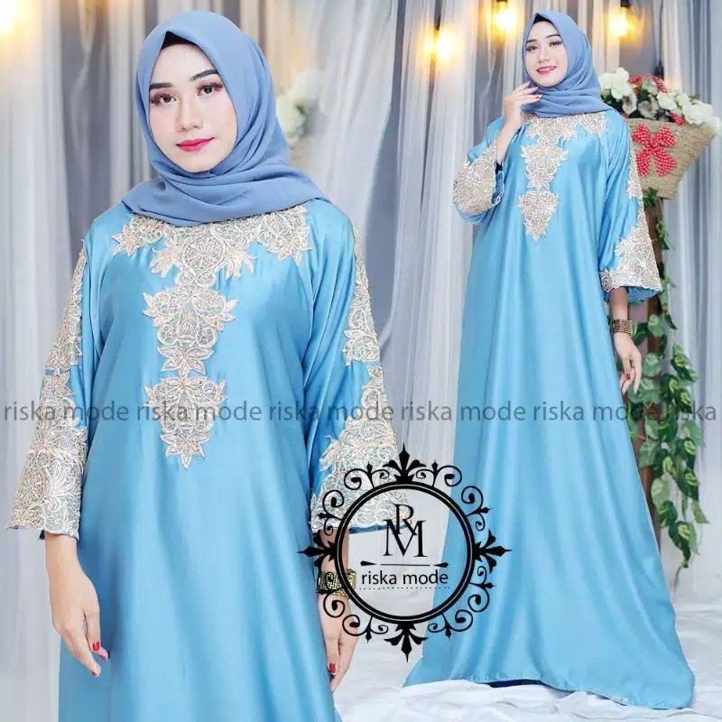 FASHION MUSLIM/GAMIS KAFTAN NURLELA/GAMIS LEBARAN/SERAGAMAN LEBARAN