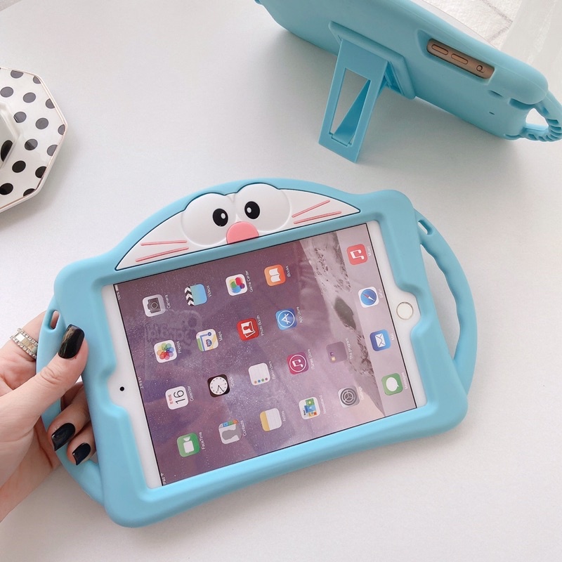Doraemon case ipad air 1 2 3 ipad 2 3 4 5 6 7 8 9 case ipad mini 1 2 3 4 5 ipad pro 9.7 pro 10.5 kar