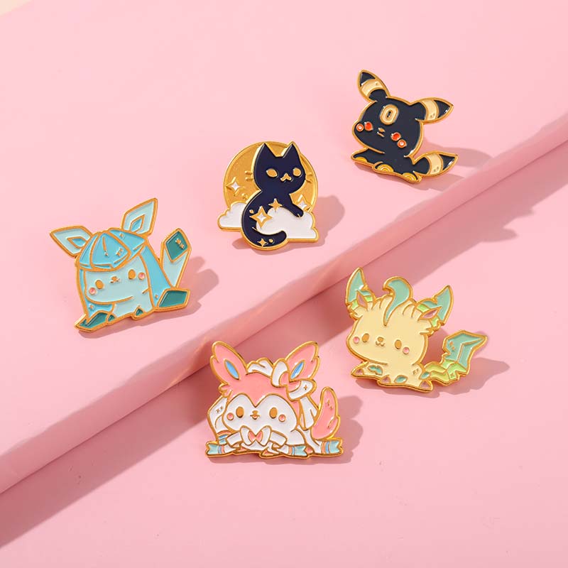 Bros Pin Enamel Bentuk Kartun Anime Elves Untuk Hadiah Penggemar