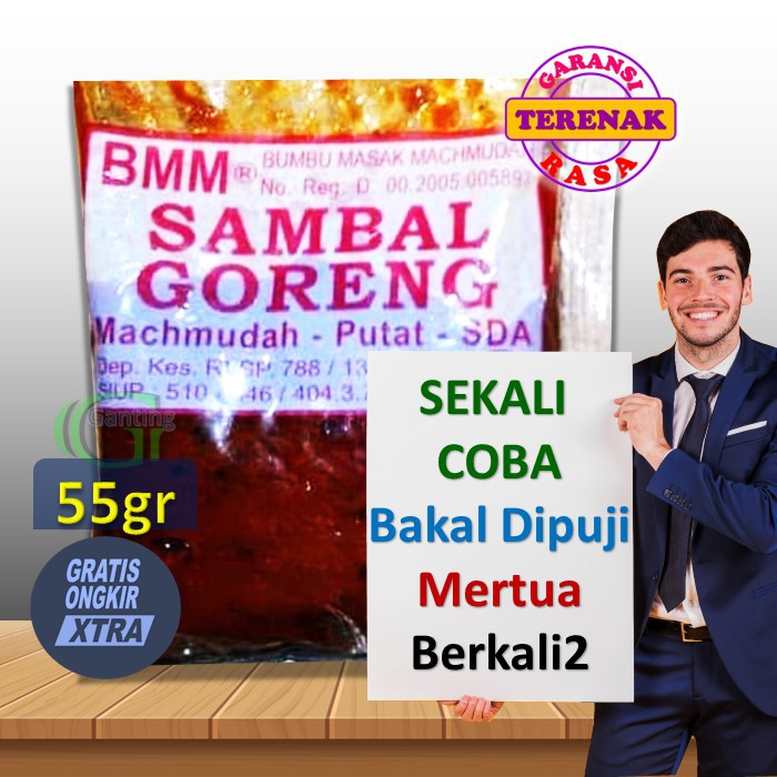 

BUMBU SAMBAL GORENG MAHMUDAH BUMBU JADI INSTAN SIAP SAJI BUMBU KEMASAN BUMBU MASAK MACHMUDAH BMM9