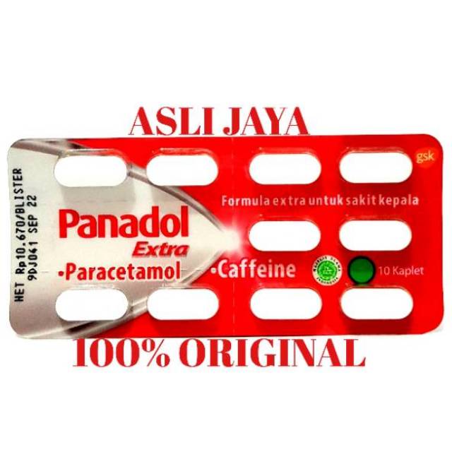 Panadol Extra (Merah) ~ Meredakan Sakit Kepala