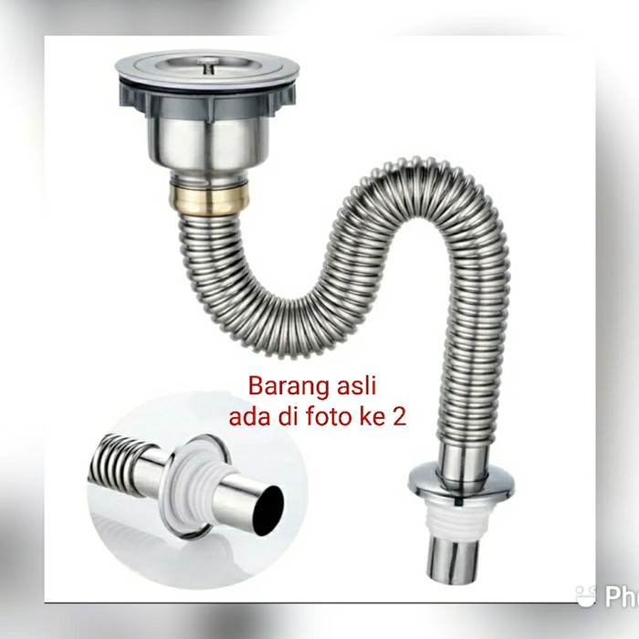 Afur Sink / Saringan Sink dan Selang Pembuangan