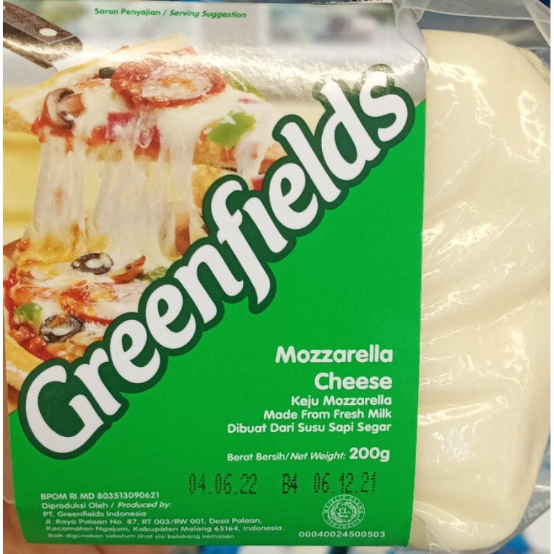 

Greenfields Mozzarella Cheese 200gr