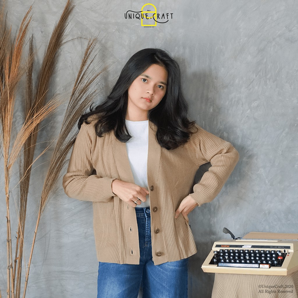 Cardigan Rajut Wanita - Willy Cardy - Knit Cardi Strady-1