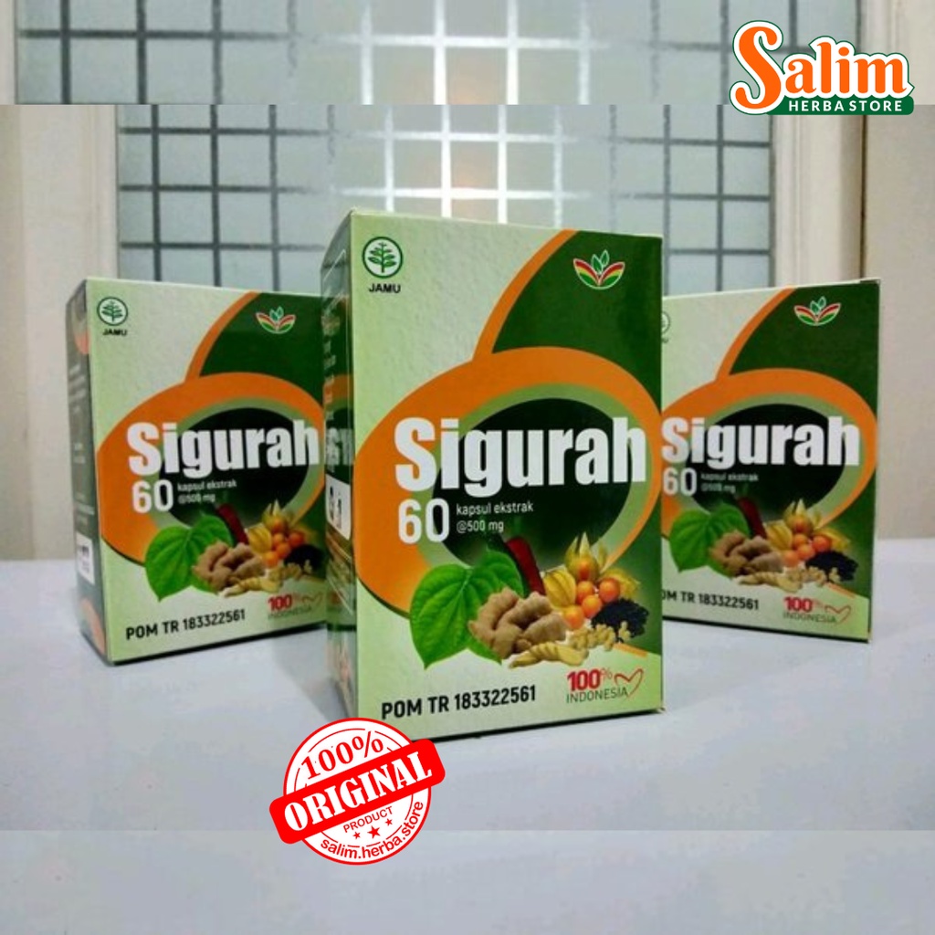 SIGURAH Obat Batuk Berdahak Untuk Dewasa Peluruh Dahak Sigurah Original Kapsul Gurah HERBAL ALAMI