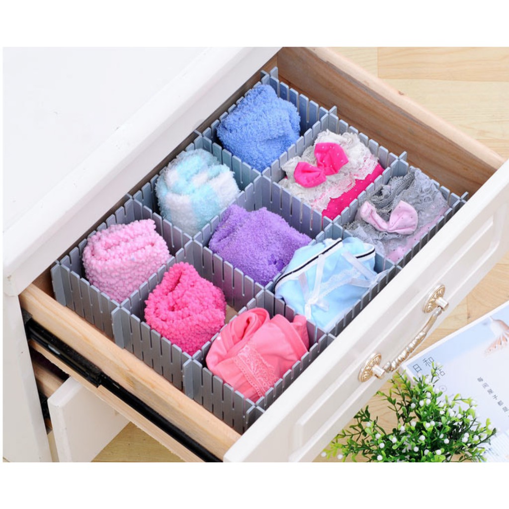 Adda Home - Pembatas Sekat Laci Drawer Organizer DIY Jepan Style (Isi 4pcs)