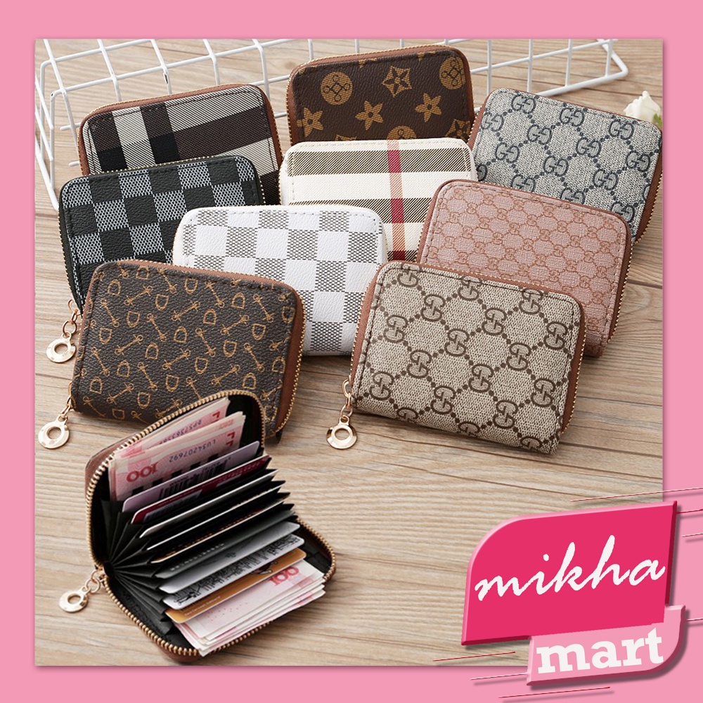 DOMPET WANITA MINI/DOMPET KARTU  DOMPET WANITA MOTIF  IMPORT MURAH - MKM