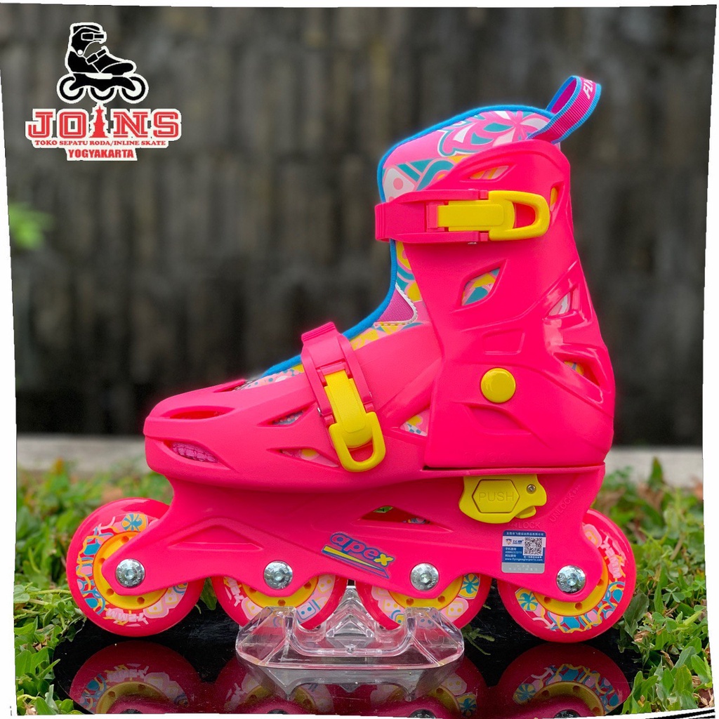 Sepatu Roda Inline Skate Flying Eagle Apex Pink