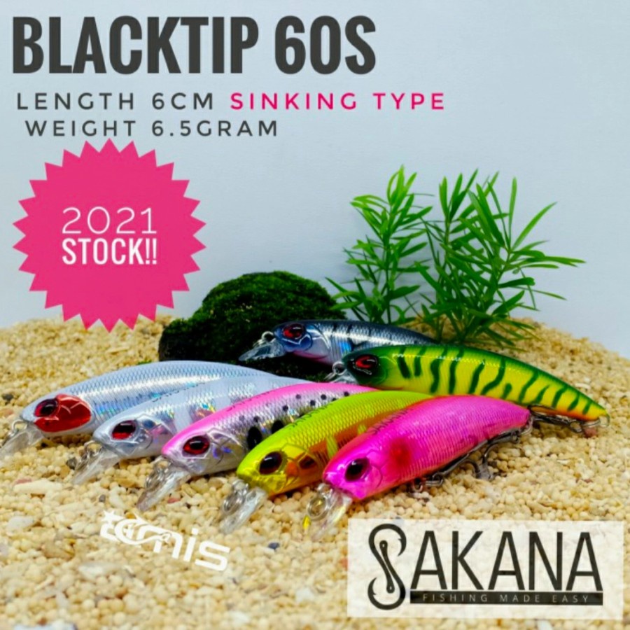 LURE SAKANA BLACKTIP 60S