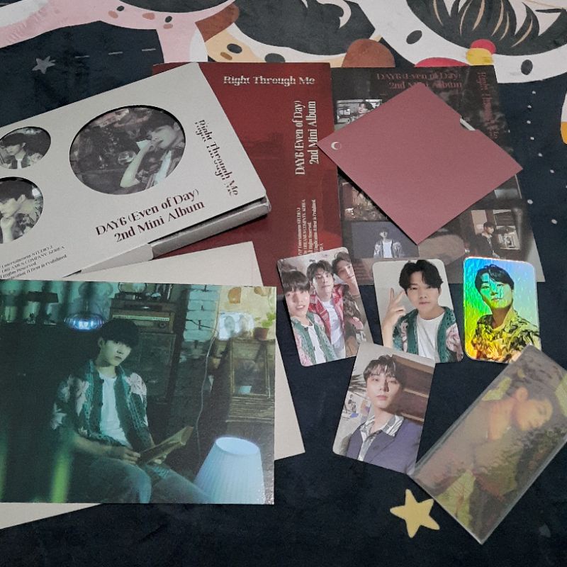 Day6 : Even Of Day : Right Through Me Album Unsealed Fullset with Mecima Benefit Photocards