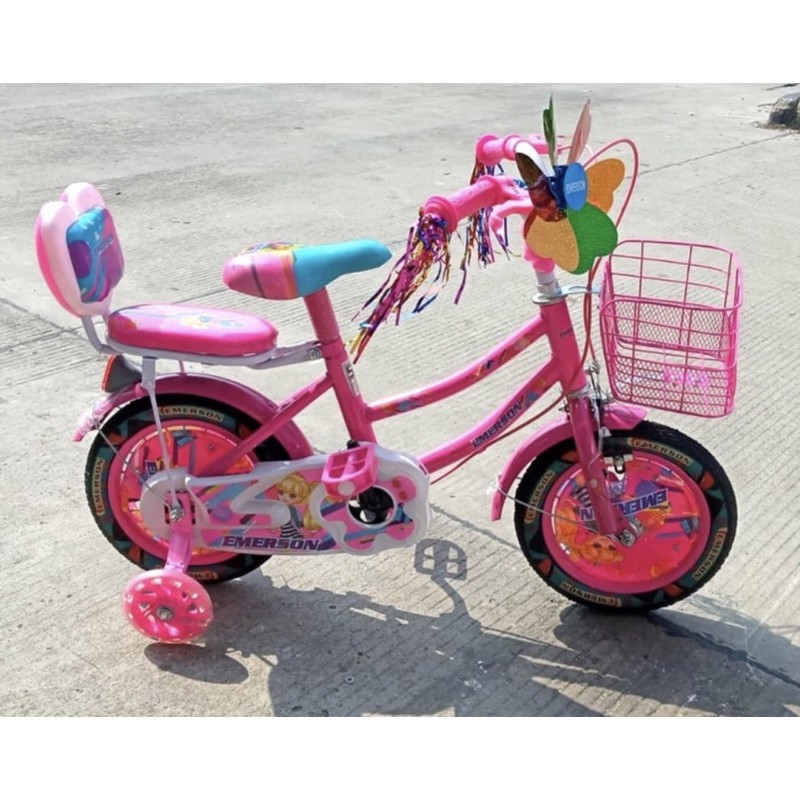 Sepeda Mini Anak Cewek Emerson Beauty 12 dan 16 inch BMX perempuan 3 - 8 tahun COD Kredit cicilan ok-4