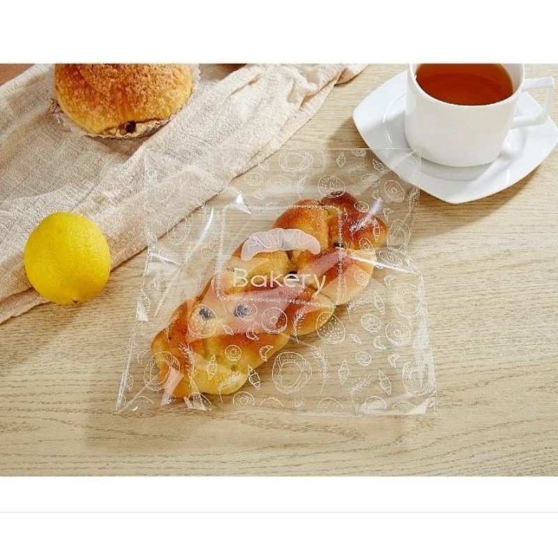 Plastik Roti Bakery isi 25pcs / Plastik Roti Donut / Plastik Roti Kue Potong