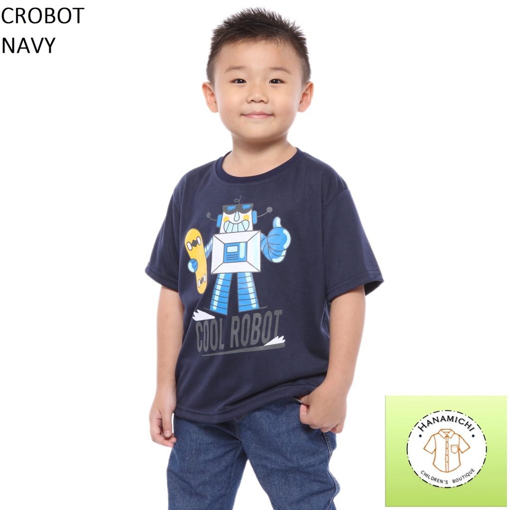 Hanamichi CROBOT Kaos Anak Lengan Pendek